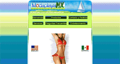 Desktop Screenshot of modaplaya.com