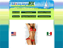 Tablet Screenshot of modaplaya.com